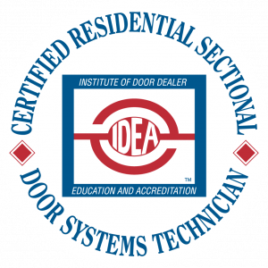 Certified Residential Sectional Door Systems Technician